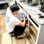 Measuring cabinet doors and drawer fronts before ordering new ones